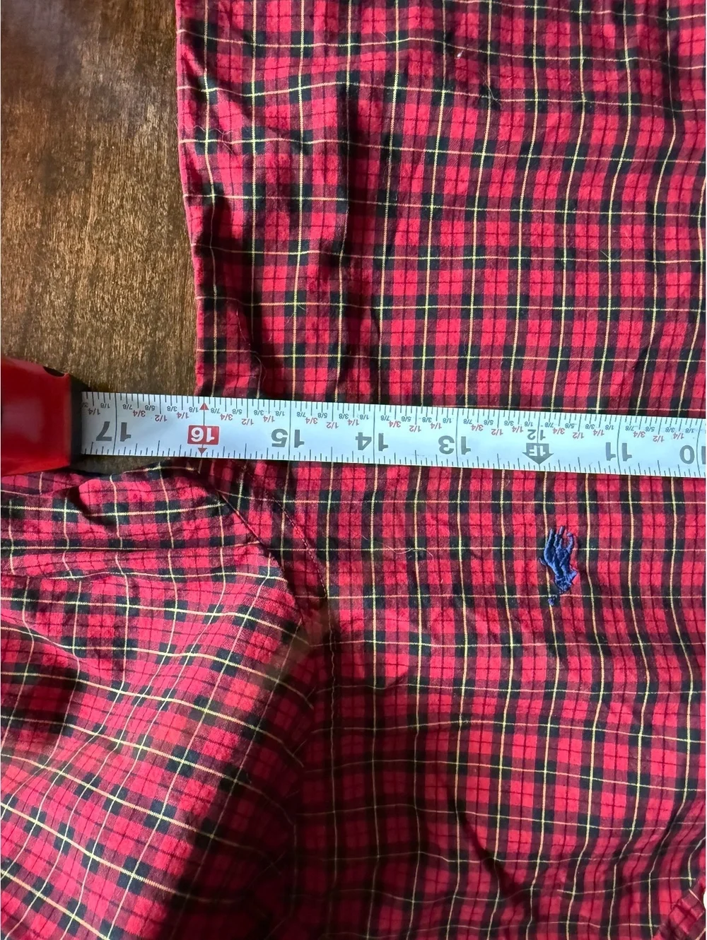 Polo Ralph Lauren Boy’s Red Plaid Button-Down Shirt Medium